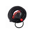 HI-TEK gumová prodlužovací šňůra 3 zásuvky 3x2,5mm-20mb IP54