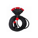 HI-TEK gumová prodlužovací šňůra 3 zásuvky 3x2,5mm2 10m IP54