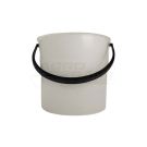 Seau transparent de 15 L avec balance et certificat