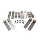 SET VON 12 SÄVENTILEN INOX L=285MM HERKUNFT