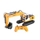 Remotely controlled large excavator 1:16 with 2.4GHz accessories