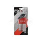 Torx wrenches with ball, long, 8 pieces