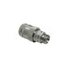 Hydraulic quick connector, socket M22x1.5, external thread EURO PUSH-PULL