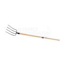 Household fork 4-tooth with wooden handle. 120