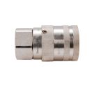 Hydraulic quick disconnect coupling G1"BSP female thread ISO16028