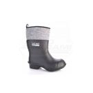 Rubber-felt galoshes, black, size 38, Lemigo Filcak 804