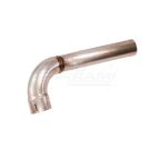 Elbow/centre pipe B69148 L168524 INOX/INOX STEEL (internal mounting - 76mm )