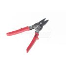 Straight articulated sheet metal shears