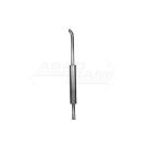 Silencer, MF3 long 1460 mm curved outlet INOX