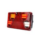 Combination rear left lamp, 12V-24V + cables 195cm YLY-S 6x0.75mm2, diodes