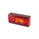 Rear right combination lamp with orange turn signal and fog light