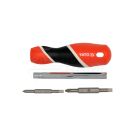 Schraubendreher mit beidseitig austauschbaren Bits YATO