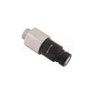 Dry disconnect hydraulic quick coupling, external thread plug