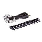 Set of 10 HORPOL universal lamps for illumination of machine work areas