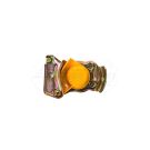 Pneumatic coupling M22x1.5; 2-way yellow