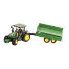 Traktor John Deere 5115M s vyklápěcím přívěsem Bruder 02108