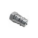 Hydraulic quick connector plug internal thread