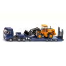 Camion MAN TGX XXL avec chargeur JCB et remorque surbaissée Siku S1790