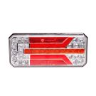 Feu arrière LED 12-24 V, 5 fonctions, droit