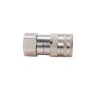 Dry break hydraulic quick connector (size 1/2) socket G3/4BSP internal thread ISO16028