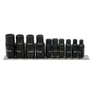 Set of adapters for threaders 1/4" 3/8" 10-piece YATO