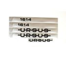 A set of Ursus U-1614 stickers