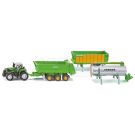 Tractor set with semi-trailer, trailer and tanker Siku S1848