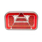 Left rear lamp with triple 6 function LED 12-24V