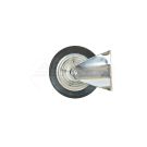 Fixed rubberized metal wheel 180x44 KMG