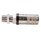 Breakable hydraulic quick coupling, WIA3CV series (3CFPV), long socket M26x1.5 18L external thread LONG EURO PUSH-PULL (ISO 7241-A)