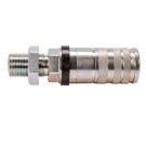 Breakable hydraulic quick coupling, WIA3CV series (3CFPV), long socket 1" ORFS external thread EURO PUSH-PULL (ISO 7241-A)