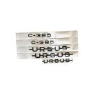 A set of Ursus C-385 stickers