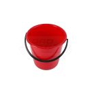 Plastic bucket with handle and spout