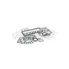 Engine gasket set.29/a31323