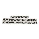 Set of Ursus C-330, C-330M stickers