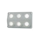 LED interior lighting rectangular lamp 12/24V