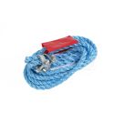 Tow rope with shackles