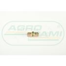 Steel nut with a combine harvester flange