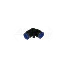 Plastic elbow quick connector 10mm