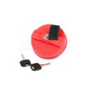 Fuel cap with key