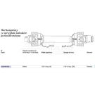 Weasler shaft 460Nm (Lz=910mm.,Lmax=1275mm.) coupling one heart