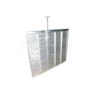 Large louvered sieve, dimensions: 120x105cm