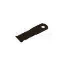 Serrated forage harvester knife, H-173mm, Width 50mm, hole 18mm