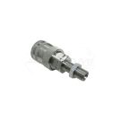 Hydraulic quick connector, long socket M16x1.5 external thread EURO PUSH-PULL