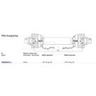 Weasler-Welle 849 Nm. (Lz=610mm., Lmax=810mm.)