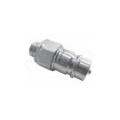 Hydraulic quick connector, plug M18x1.5, external thread EURO