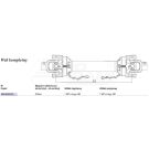 Arbre Weasler 371Nm (Lz=510mm.,Lmax=685mm)