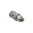 Hydraulic quick connector, socket M18x1.5, external thread EURO PUSH-PULL