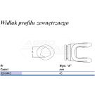 Fork, AB4, for the outer pipe, triangle 43.5