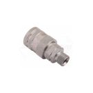 Hydraulic quick connector, socket with pressure eliminator M20x1.5, external thread EURO